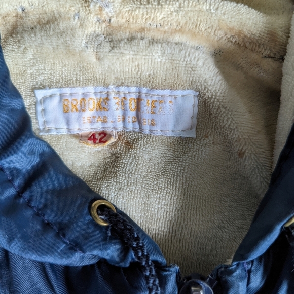 Vintage 60s Brooks Brothers Letterman Track Varsity Windbreaker Jacket - Picture 9 of 10